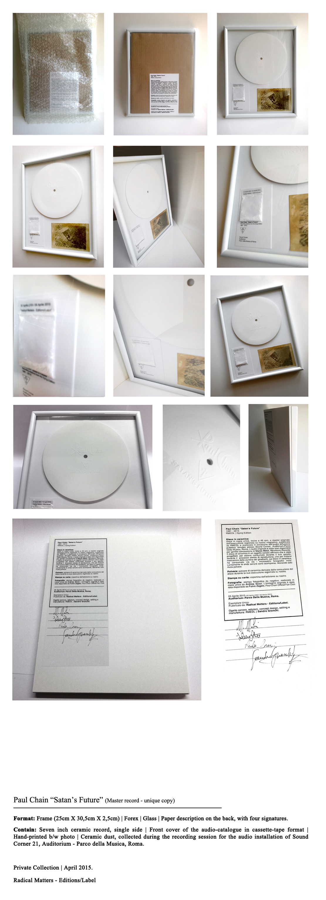 SATAN'S FUTURE | Ceramic master disc [Unique exemplar]
